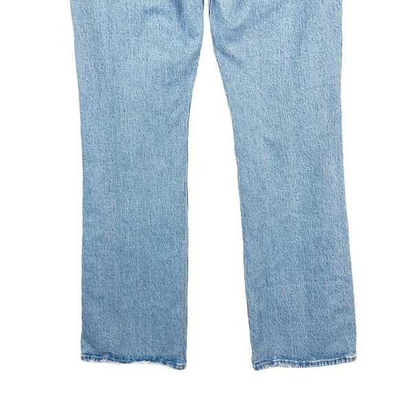 Levi's Ribcage Boot Cut Jeans Premium Distressed Edges Button Fly Women's 29 - Picture 12 of 13